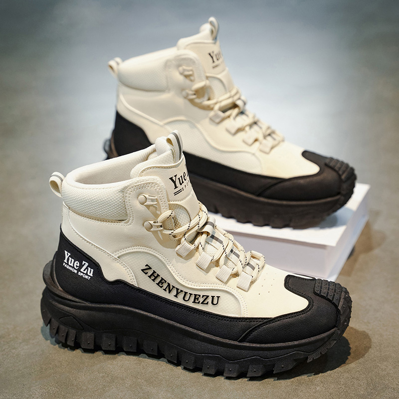 Men'S Fashion Running Shoes - 2026年秋の新作メンズカジュアルシューズ。アウトドア向けで、通気性の良いメッシュ素材を使用し、軽量で快適な履き心地。滑り止め加工を施したアンクルブーツで、ファッション性も兼ね備えています。