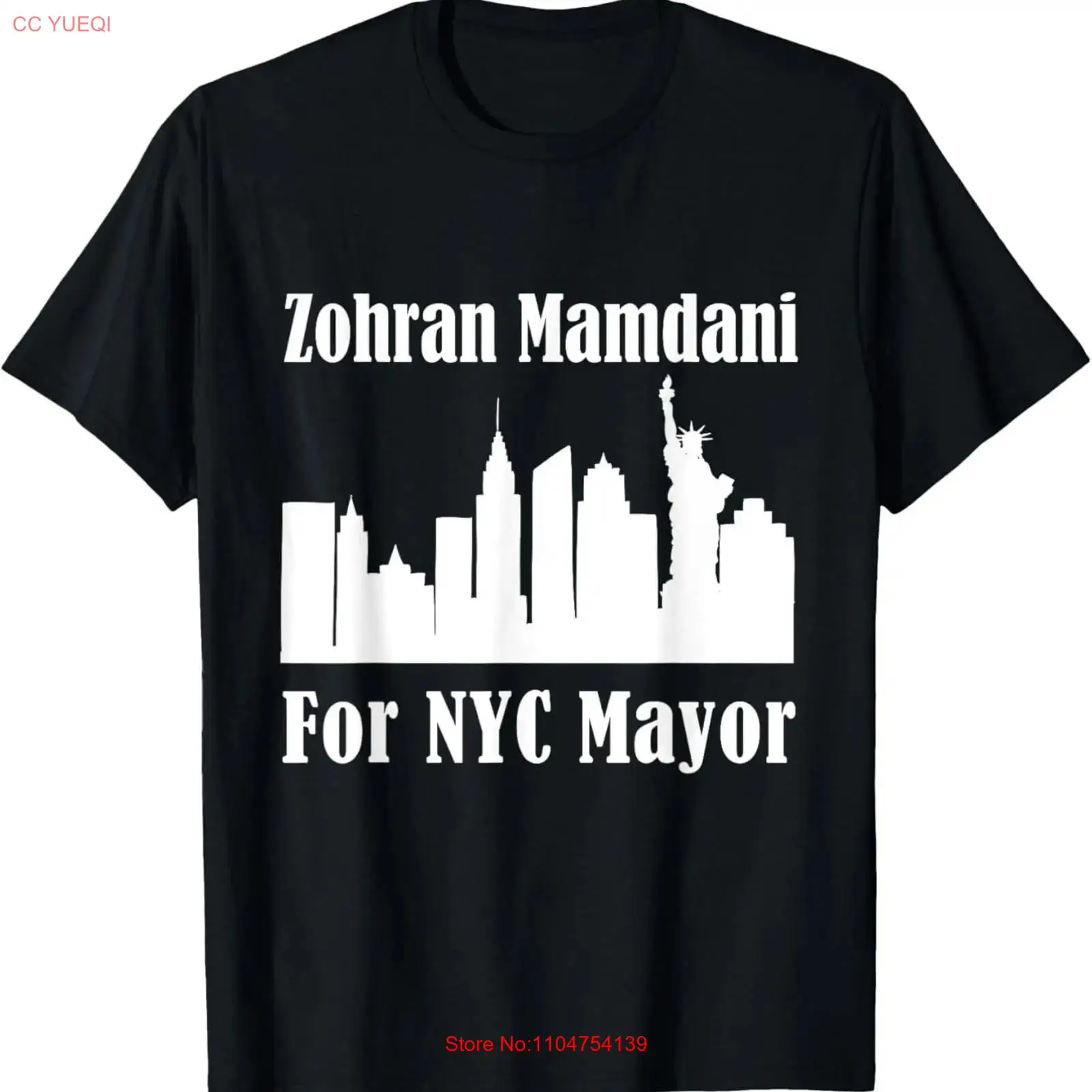 Men'S Fashion Nyc - ゾーラン・マムダニ NYC市長Tシャツ ヴィンテージ ウォッシュ加工 ユニセックス オム