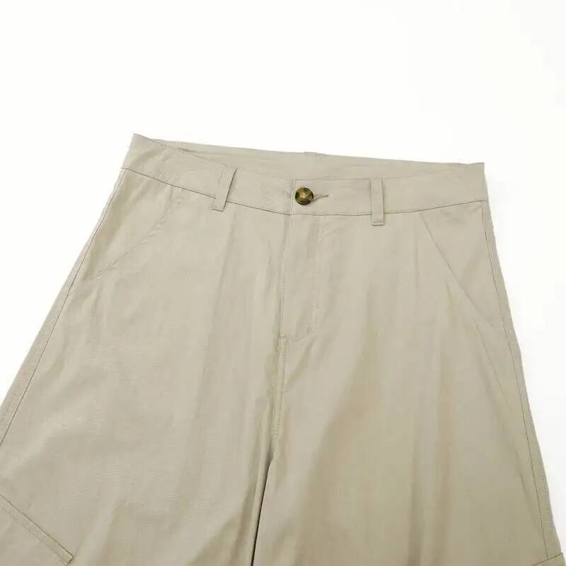 夏のファッションメンズカロパンツ軽量通気性レトロカーキマルチ - Men'S Fashion Khaki Pants のレビューと価格