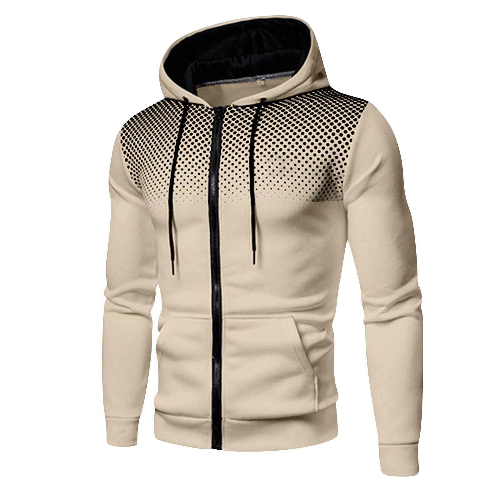 2025年新作 メンズジッパーフーディー アウトドアプリント - Men'S Fashion Zipper Hoodie のレビューと価格