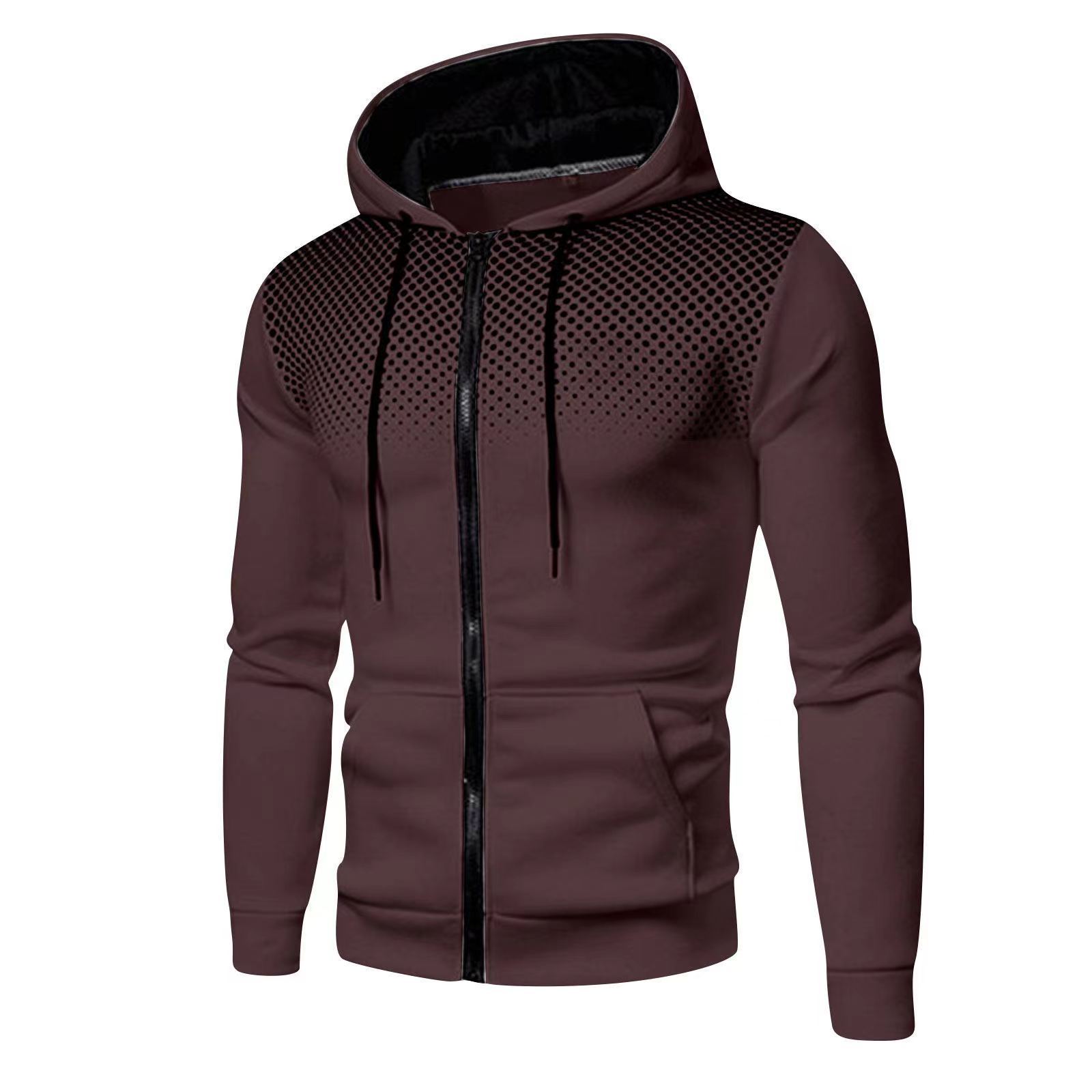 2025年新作 メンズジッパーフーディー アウトドアプリント - Men'S Fashion Zipper Hoodie のレビューと価格