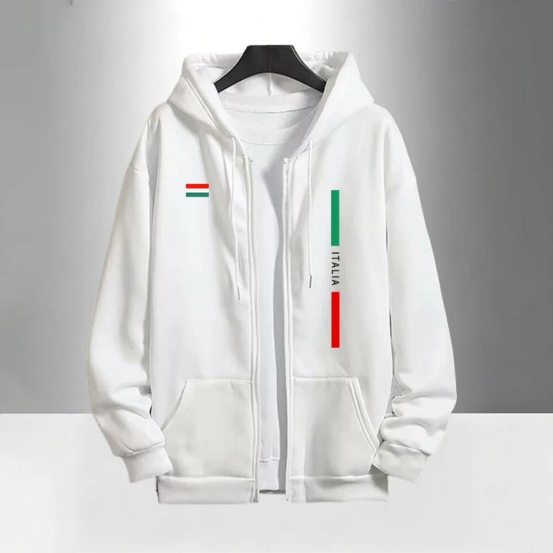 イタリアファッション メンズセット ジッパー付きアウターとス - Men'S Fashion Zipper Hoodie のレビューと価格