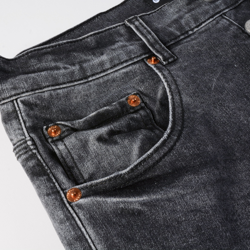 Y2Kファッション、メンズ、スリムフィット、ストレッチ素材、 - Men'S Fashion Grey Jeans のレビューと価格