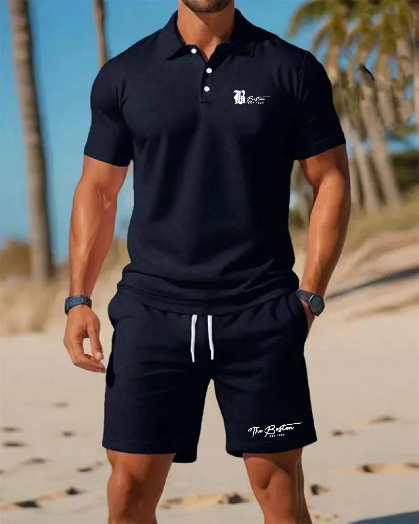 夏の新作メンズポロシャツセット カジュアルスポーティー クー - Men'S Fashion Course のレビューと価格