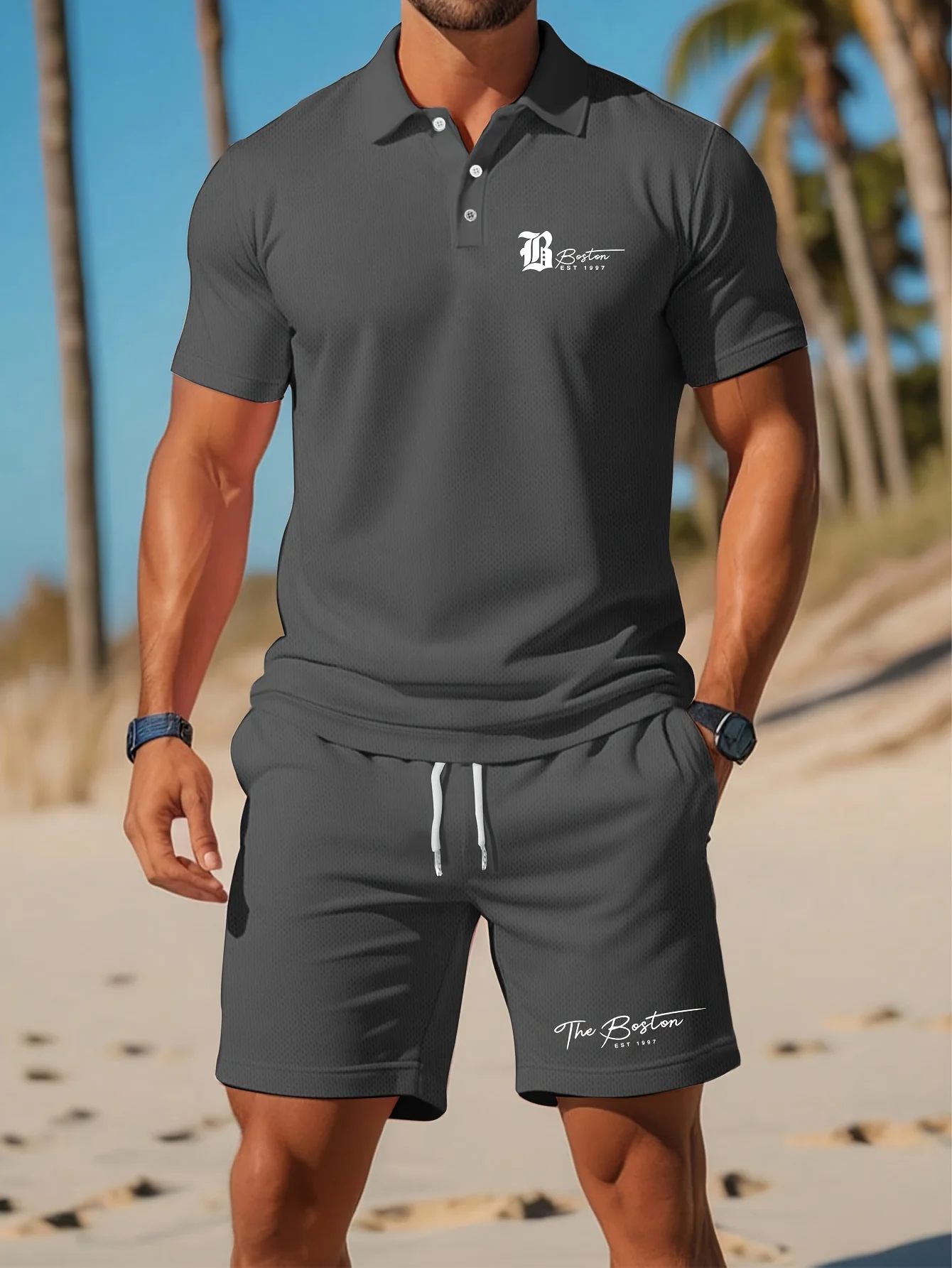 夏の新作メンズポロシャツセット カジュアルスポーティー クー - Men'S Fashion Course のレビューと価格