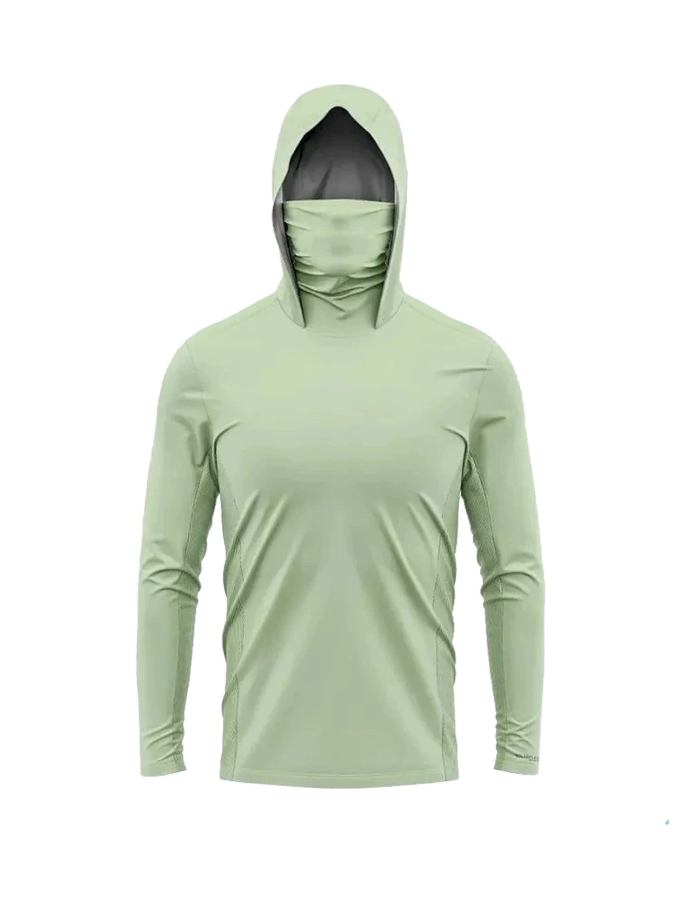 メンズ長袖フィッシングフーディーマスク、UVカット日焼け防止 - Mens Fashion Summer のレビューと価格