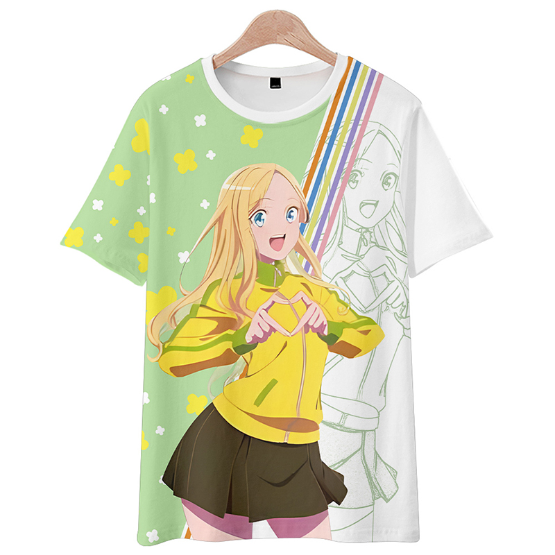 3Dプリントアニメ ナレナレ -応援して！ 特大 Tシャツ女 - Graphic Tee Oversized のレビューと価格