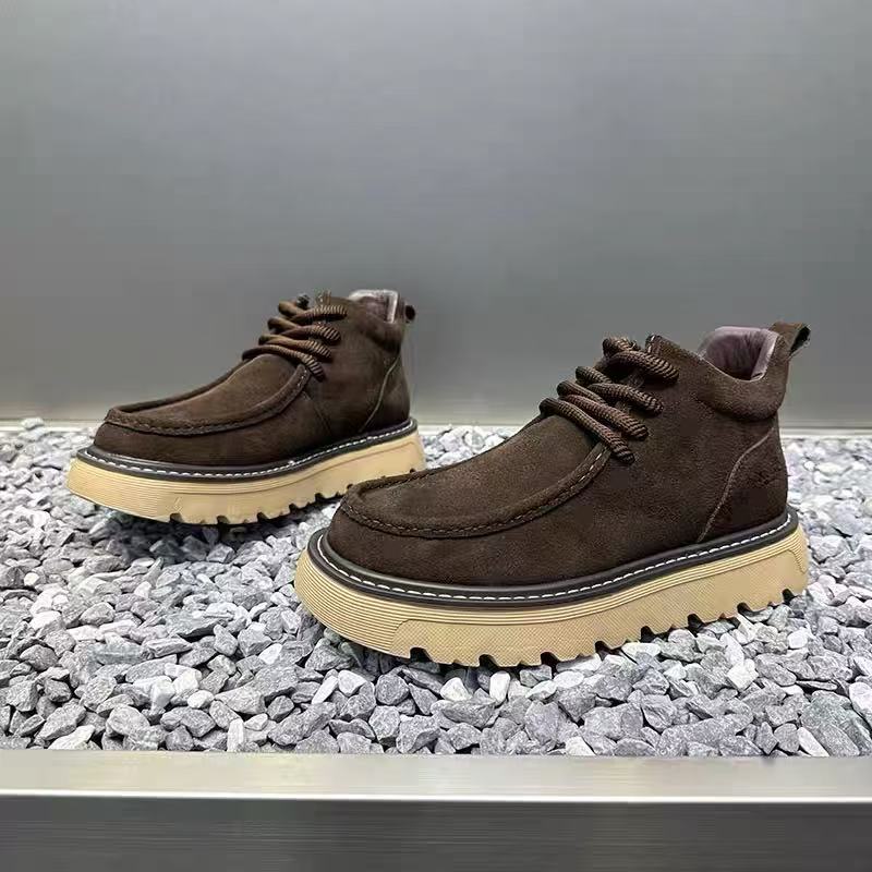 秋冬メンズプラットフォームブーツデザイナーノンスリップオート - Mens Fashion Winter 2025 のレビューと価格