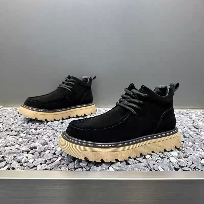 秋冬メンズプラットフォームブーツデザイナーノンスリップオート - Mens Fashion Winter 2025 のレビューと価格