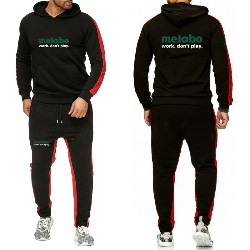 メタボツールズのロゴプリント、2026年春・秋のメンズ向け高 - Men'S Fashion Zipper Hoodie のレビューと価格