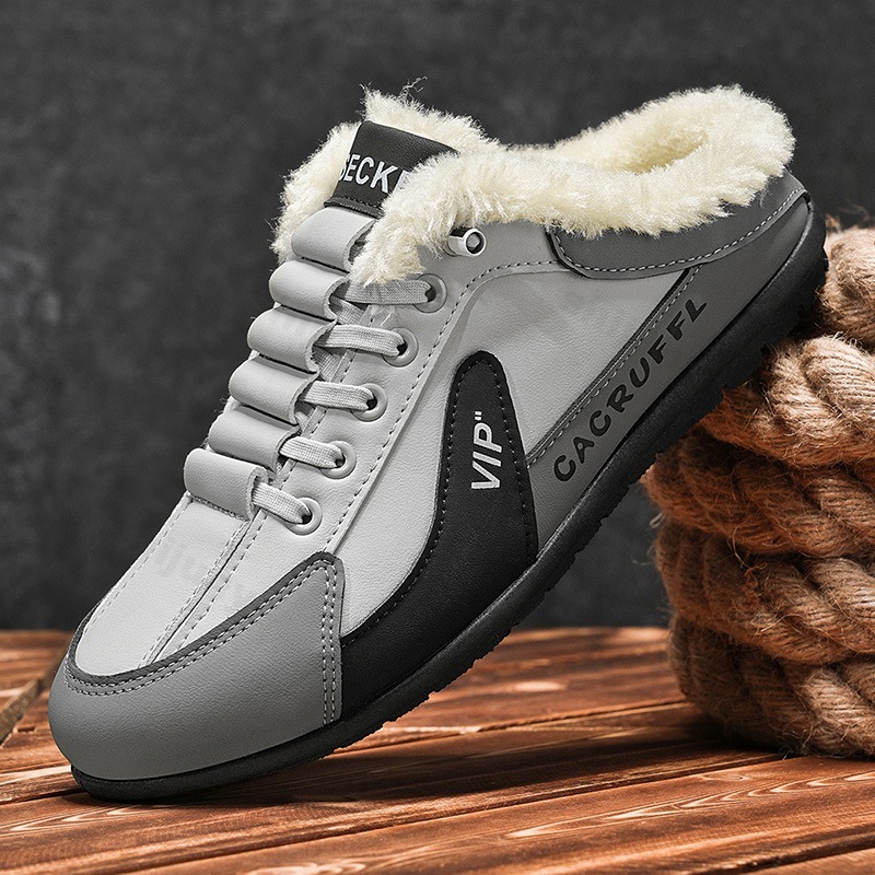メンズスリッパ 2025 冬 暖かい プラッシュ 快適 アウ - Mens Fashion Winter 2025 のレビューと価格