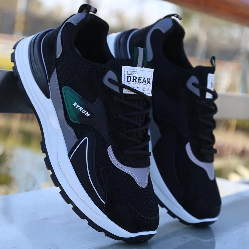 ファッションメンズシューズ多用途メッシュメンズスニーカーブラ - Men'S Fashion Running Shoes のレビューと価格