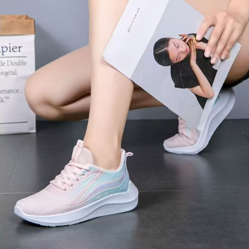 女性ランニングシューズ通気性メッシュ軽量スニーカーソフトソー - Men'S Fashion Running Shoes のレビューと価格