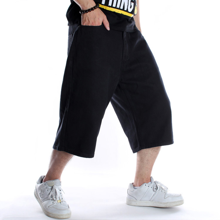 夏の男性ヒップホップハーレムデニムジーンズショールースコット - Men'S Fashion With Baggy Jeans のレビューと価格