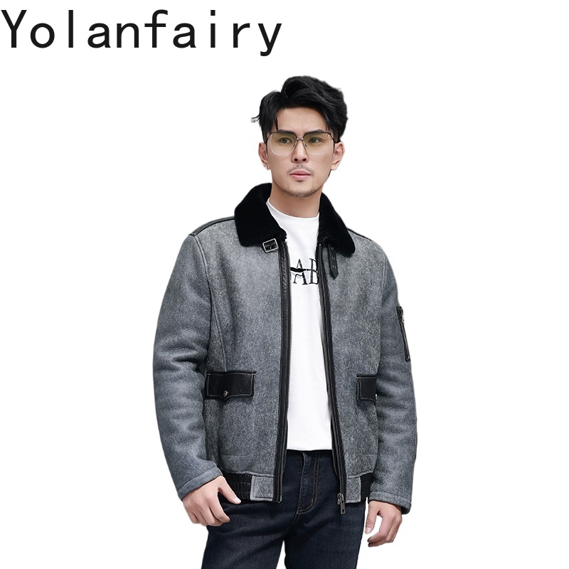 YOLANFAIRY ショート天然毛皮コート男のファッション - Mens Fashion Winter 2025 のレビューと価格