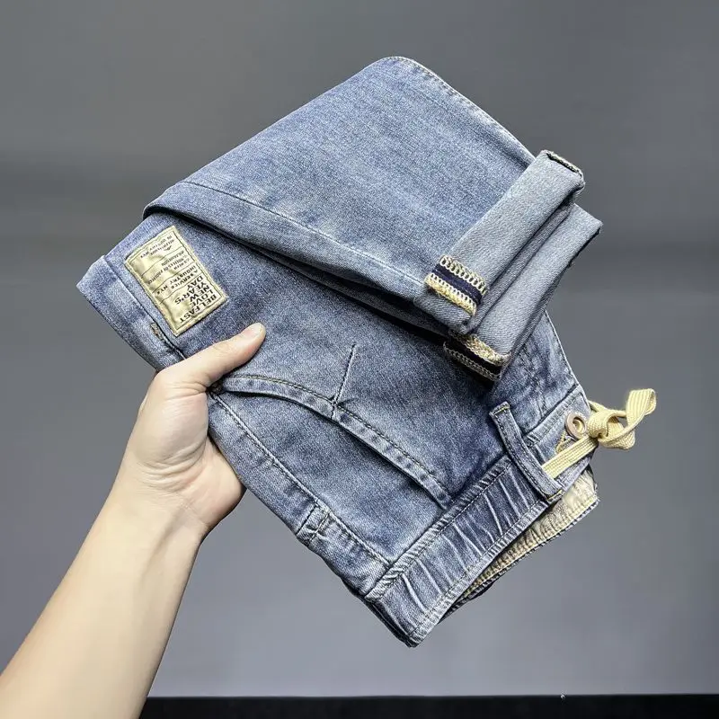 メンズラグジュアリージーンズ,新しい韓国の夏のファッション, - Men'S Fashion With Baggy Jeans のレビューと価格