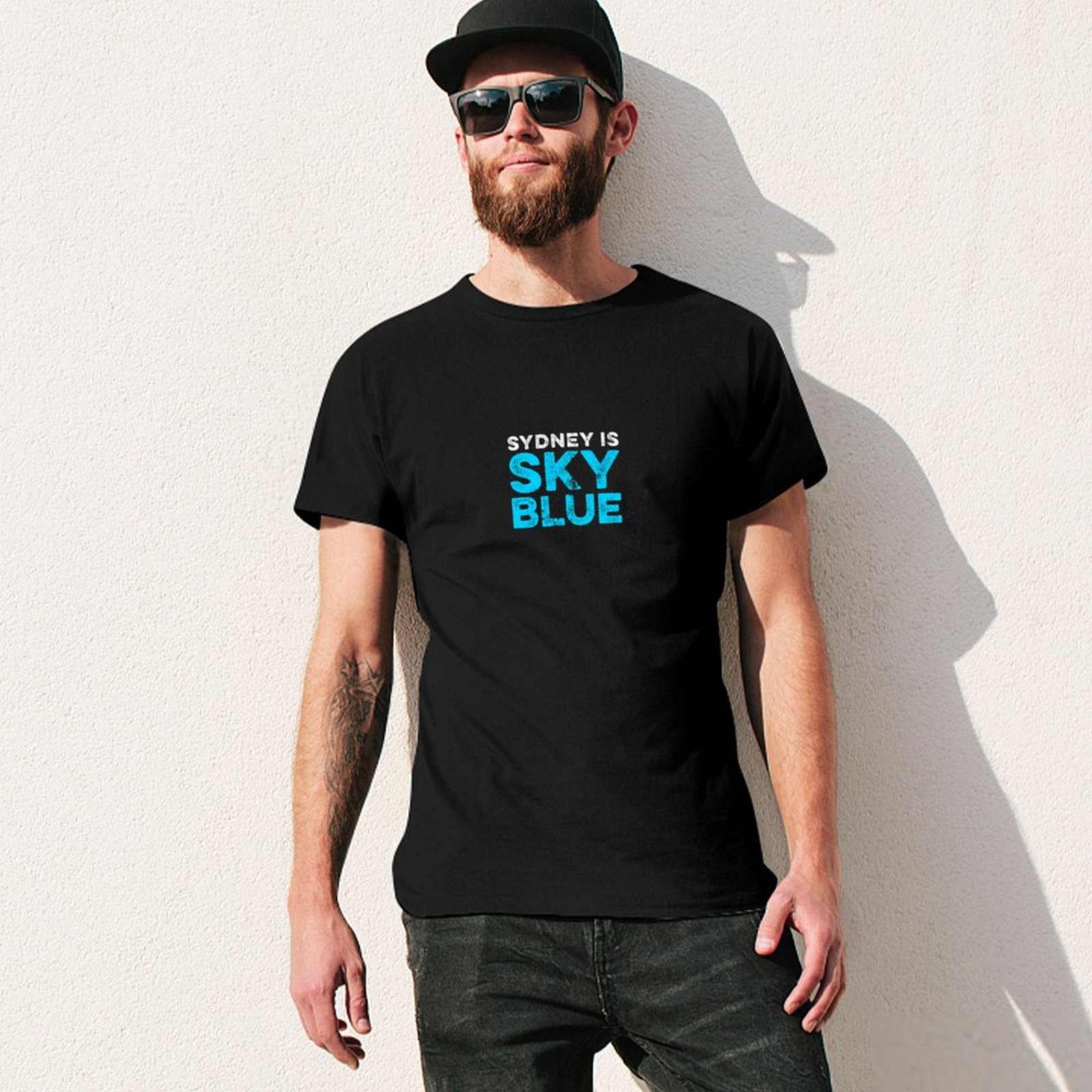 シドニーはスカイブルーのTシャツ、夏のファッションカジュアル - Men'S Fashion Sydney のレビューと価格