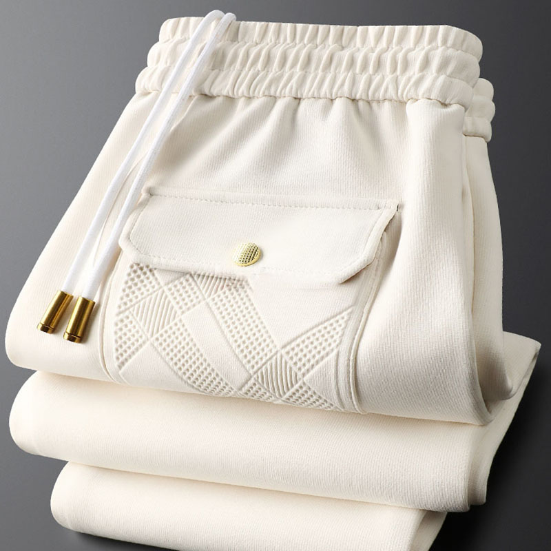 メンズコルセットニットスウェットパンツ、khakiカジュアル - Men'S Fashion Khaki Pants のレビューと価格