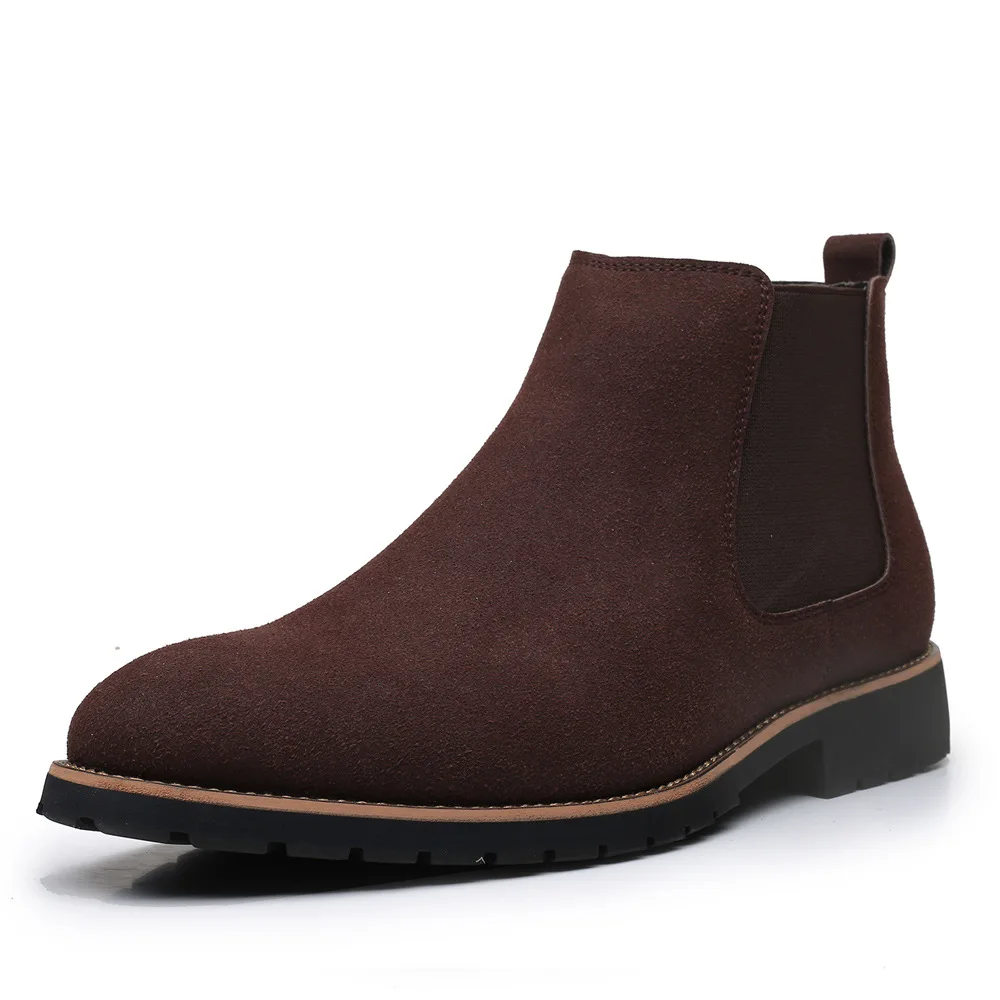 メンズアンクルブーツ、ブリティッシュスタイル、スエードレザー - Mens Fashion Winter 2025 のレビューと価格