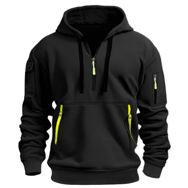 メンズ カジュアル スポーツ パーカー、春・秋のファッション - Men'S Fashion Zipper Hoodie のレビューと価格