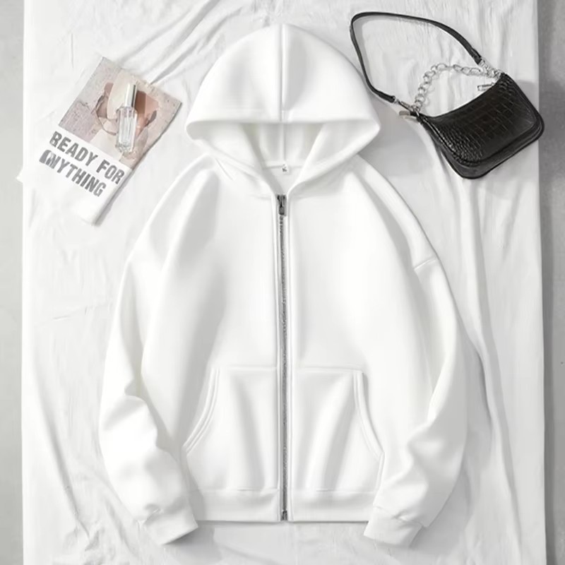 2026年春秋新作メンズファッションカジュアル無地ジッパーフ - Men'S Fashion Zipper Hoodie のレビューと価格