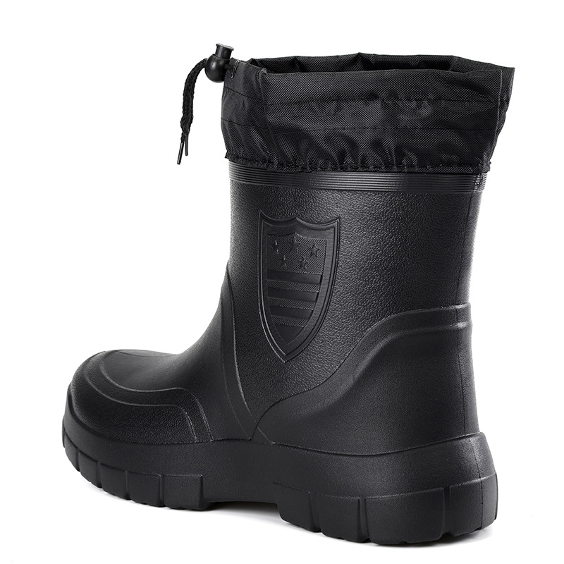 多用途メンズレインブーツ防水屋外軽量靴ベルベットファッション - Mens Fashion Winter 2025 のレビューと価格