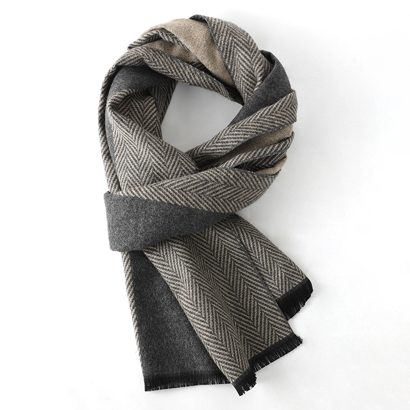 高級冬用メンズスカーフショール暖かい秋用カシミヤハンカチソフ - Mens Fashion Winter 2025 のレビューと価格