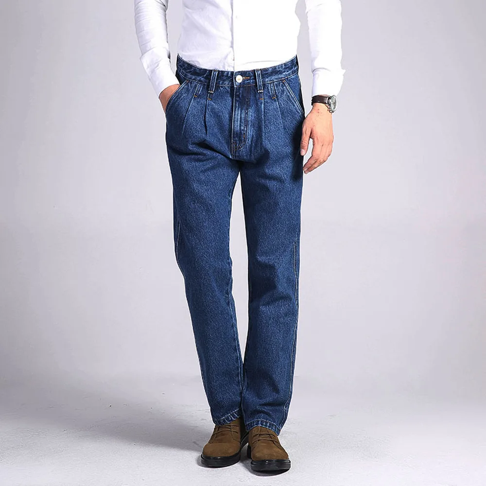 虎城メンズ綿 100% 厚手のジーンズデニムパンツファッショ - Men'S Fashion With Baggy Jeans のレビューと価格