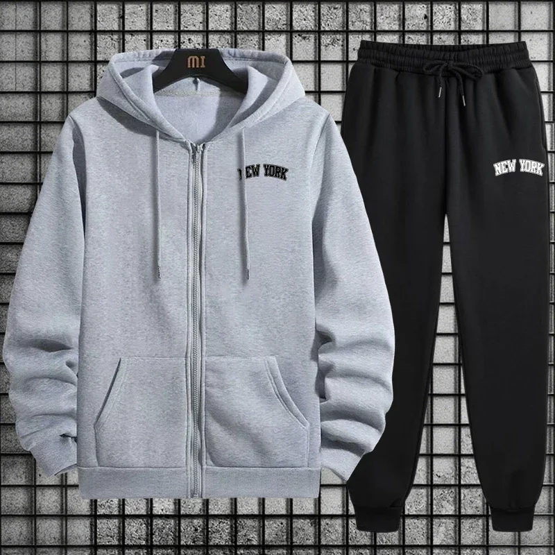 メンズトラックスーツ 上質 2026年春 カジュアル シンプ - Men'S Fashion Zipper Hoodie のレビューと価格