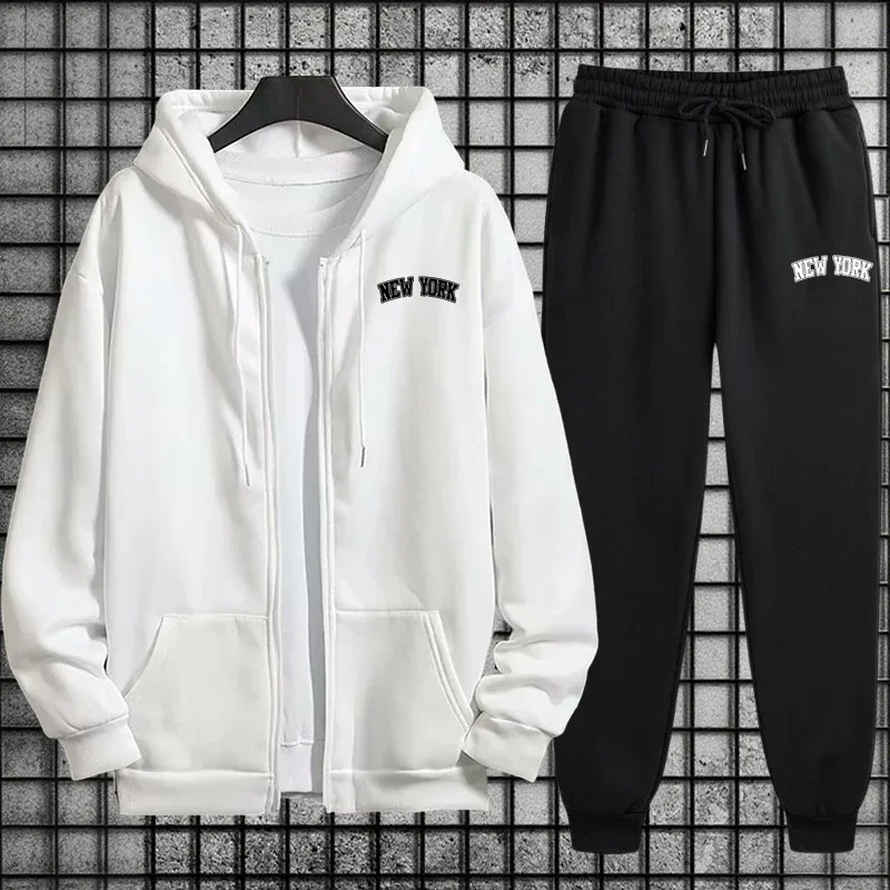 メンズトラックスーツ 上質 2026年春 カジュアル シンプ - Men'S Fashion Zipper Hoodie のレビューと価格